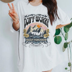 Camiseta Básica Don't Worry About Tomorrow