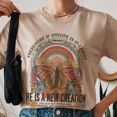 Camiseta Básica He is a New Creation Faith Fé