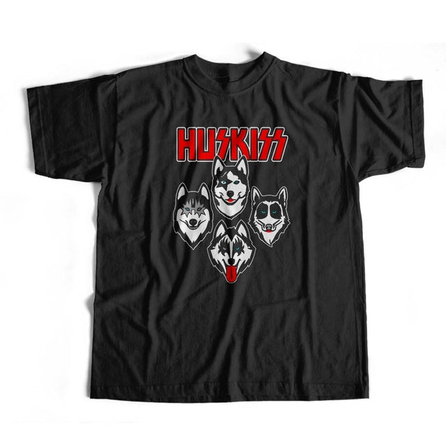 Camiseta Básica com estampa hiski cachorro