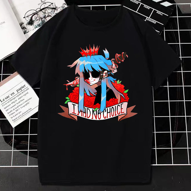 Camiseta básica com estampa menino rosas 