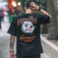 Camiseta Básica Com Estampa Panda Nervoso - Preto