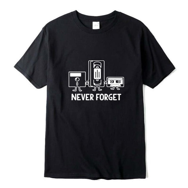 Camiseta Básica Com Estampa Fitas Música