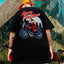 camiseta Básica Unissex com Estampa Moto Bicicleta