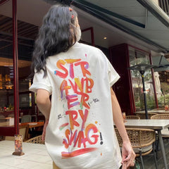 Camiseta Básica Strawberry Swag