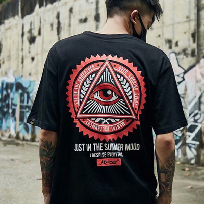Camiseta Básica Summer Mood Eye- Preto
