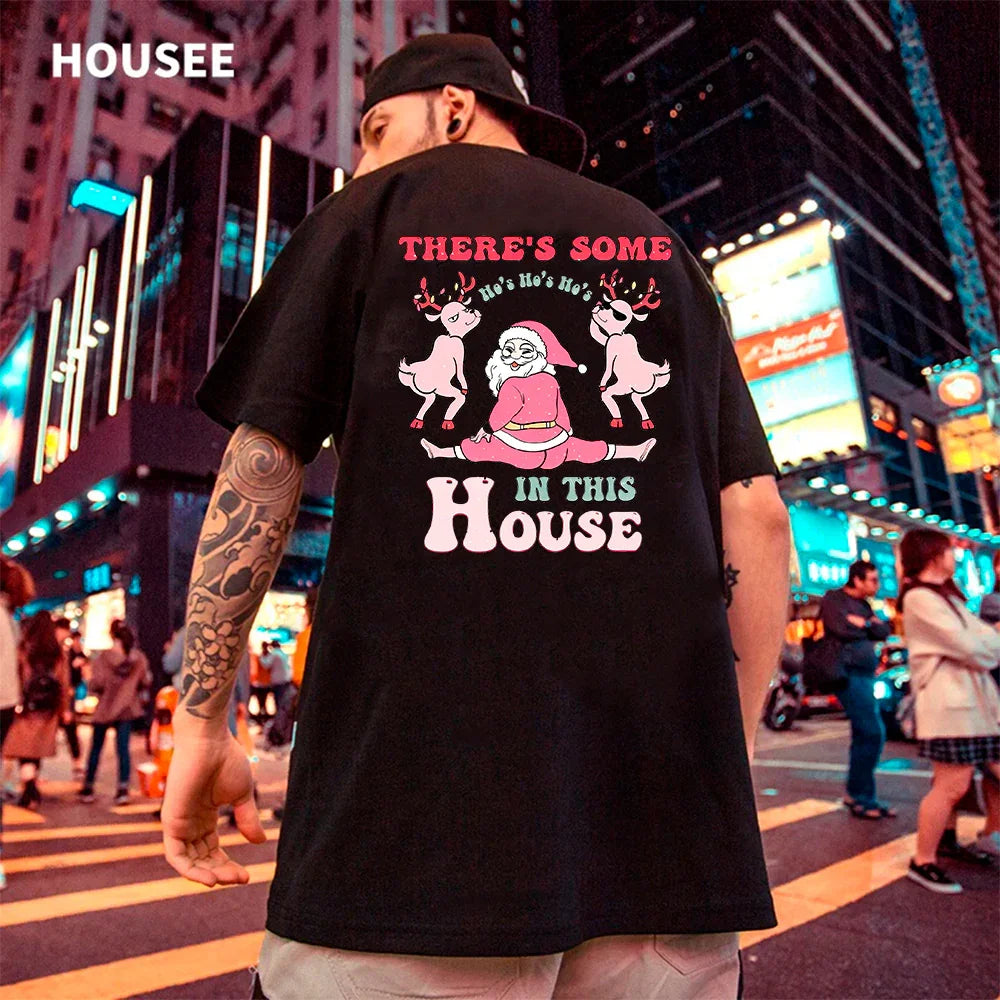 Camiseta Básica Masculina Sexy Noel