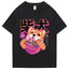 Camiseta Básica Com Estampa Cachorro Comendo Lámen