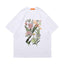 Camiseta Básica Unissex Personal Growth Flowers - branco