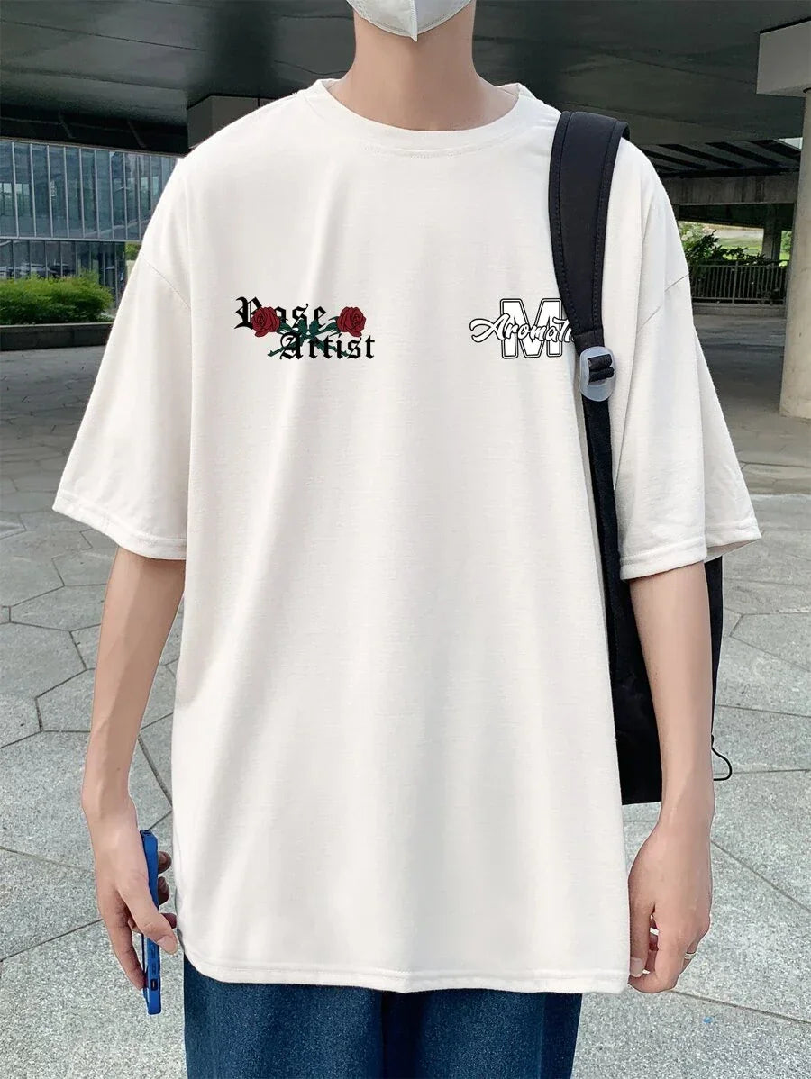 Camiseta Masculina Love Yourself Forever Street - BRANCO ( FRENTE ) 