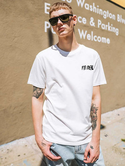 Camiseta Básica Masculina Street Up All Night Branco