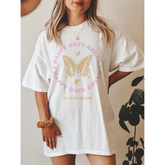 Camiseta Feminina Happy Days Ahead