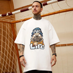 Camiseta Básica Pug Life Vida
