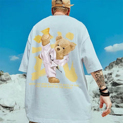 Camiseta Básica Teddy Bear Kung Fu