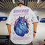 Camiseta Básica Com Estampa Unicornio Azul