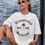 Camiseta Feminina Com Estampa Rosa Planta