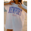 Camiseta Básica Feminina Com Estampa Newport