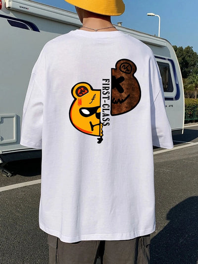 Camiseta Masculina Bear First Class - Branco