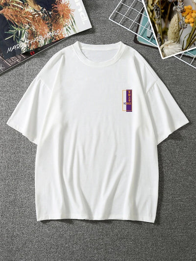 Camiseta masculina com estampa placa kanji