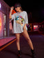 Camiseta Feminina Com Estampa Boca Colorida