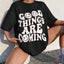 Camiseta Feminina Com Estampa rosto Feliz