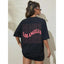 Camiseta Básica Feminina Com Estampa Los Angeles