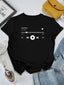 camiseta feminina com estampa música