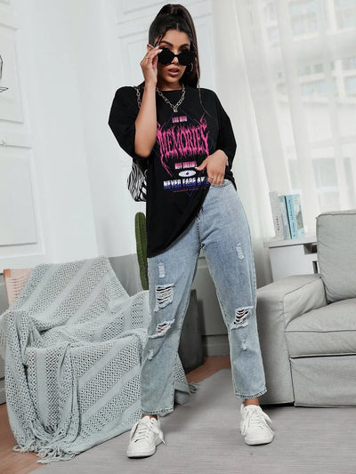camiseta feminina com estampa memorias