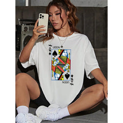 Camiseta Feminina Rainha De Espadas