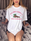 Camiseta Feminina Com Estampa Cesta de Morangos
