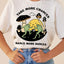 Camiseta Feminina com Estampa Sapos DAnçando Cogumelo
