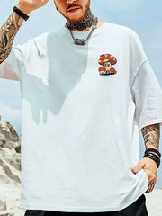 Camiseta Masculina Moda Street Mushroom Cogumelo