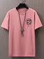 Camiseta masculina com estampa rosto morto