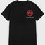 camiseta masculina com estampa mundo vermelho