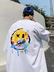 Camiseta Masculina Smiling Face Painting