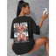 Camiseta Básica Unissex Com Estampa Coelho De Pelucia