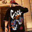 Camiseta Básica Escrito Cool Street com Grafite Art - Preto