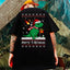 Camiseta Básica Unissex Com Estampa Dinossauro Natalino