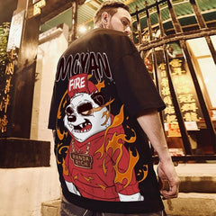 Camiseta Básica Moyan Fire Panda Rich
