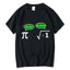 Camiseta Básica Pi e Raiz Imaginária Funny Joke Preto