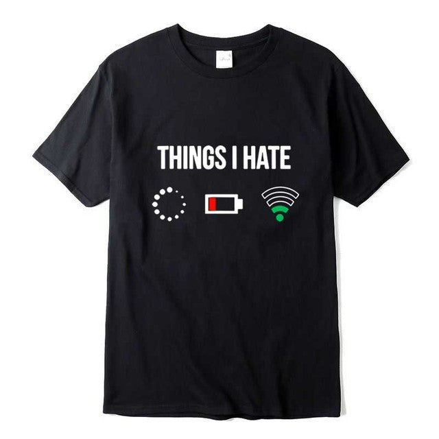 Camiseta Básica com estampa bateria wifi