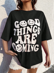 Camiseta Feminina Good Things Are Coming
