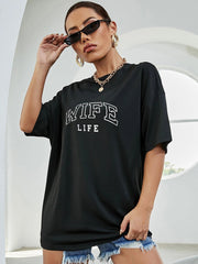 Camiseta Feminina Wife Life Vida