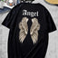 camiseta básica com estampa asas de anjo costa - Preto