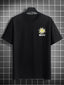 Camiseta Masculina Street Rose Flower Flor frente- preto