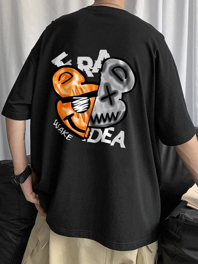 Camiseta Básica Masculina Urso Idea Era Street Bear First Class preto