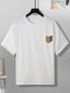 Camiseta Básica Masculina Urso Idea Era Street Bear First Class Branco