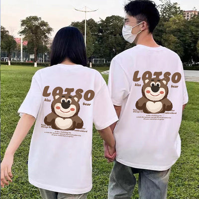 Camiseta Básica Com Estampa Ursinho Lotso - Branco