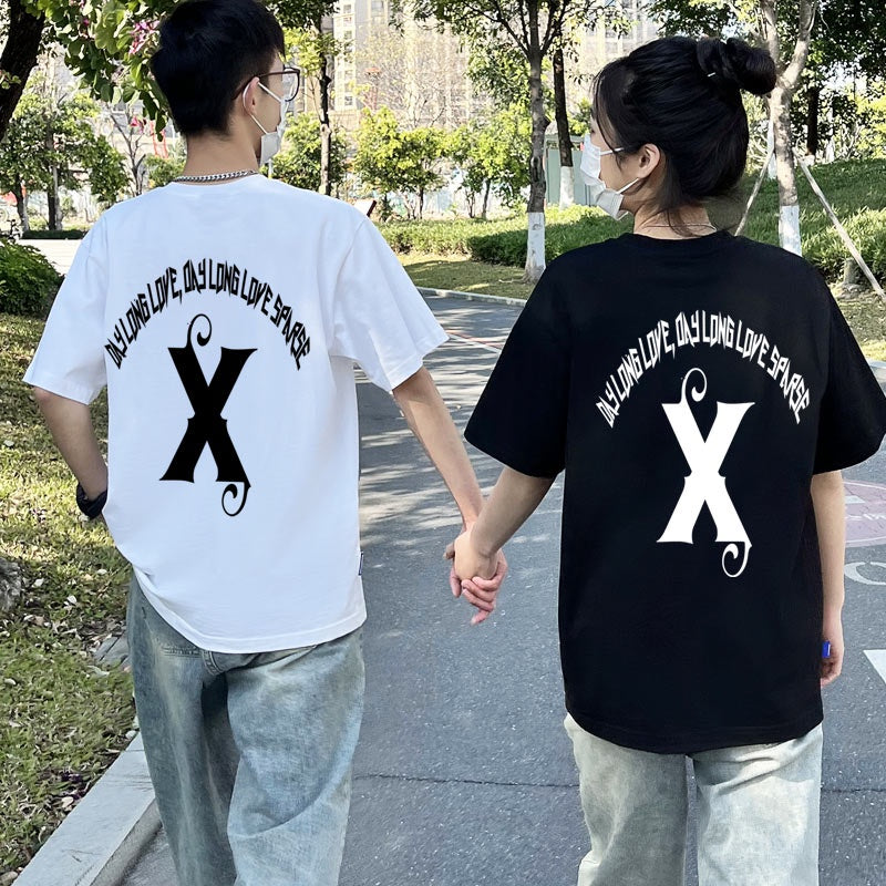 Camisetas Casal Day Long Love - BRANCO ( COSTA ) 