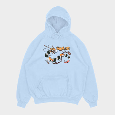 Moletom Canguru Dragon Sushi Swepo - Azul Bebê