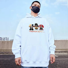 Moletom Canguru Fashion Boys Streetwear Moda Skatista